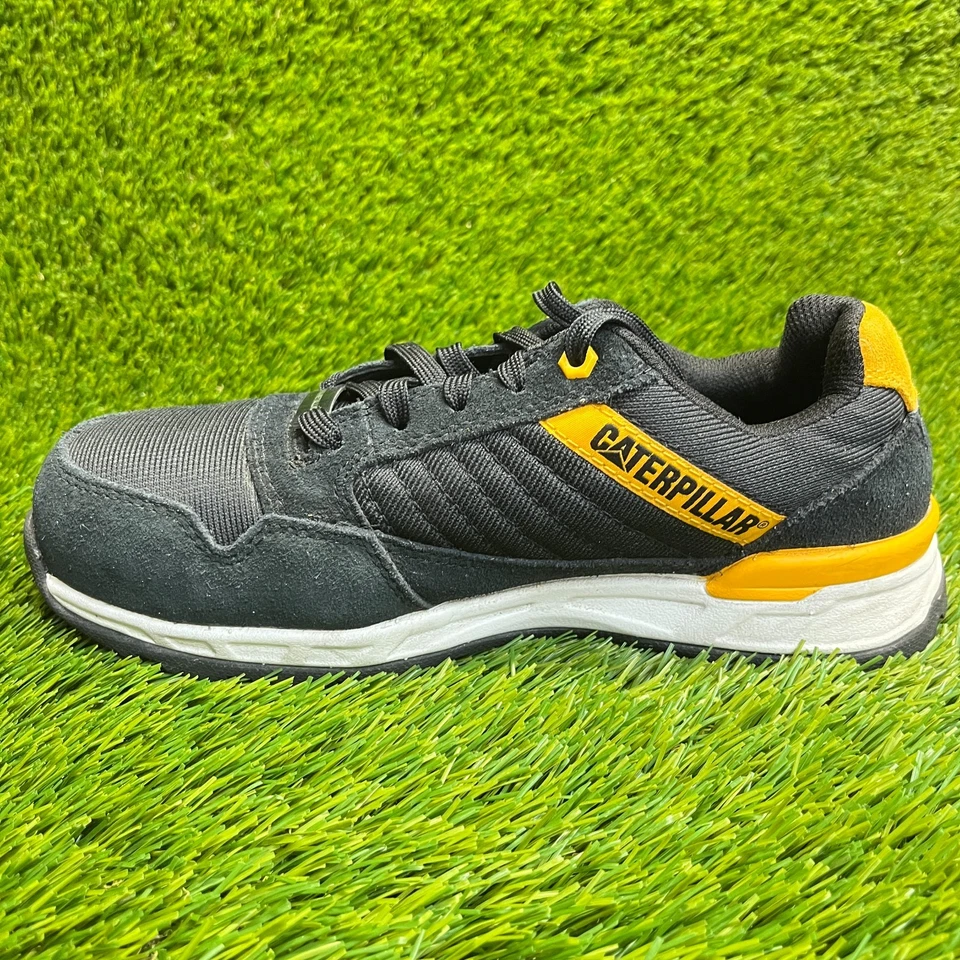 Zapatos de trabajo de seguridad Caterpillar Venward para mujer talla 6 negros amarillos con puntera compuesta Foto 2 de 4