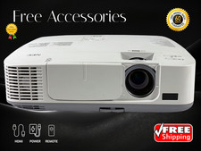 NEC NP-M300W 3LCD Projector Eco-Friendly 3000 Lumens USB Viewer WXGA 4K w/Kit