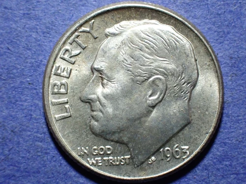1963-D Roosevelt Dime  BU