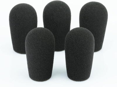Mic Muff Replacement for Telex Airman 750/850 / 760 / Windscreen Foam Covers, 5-