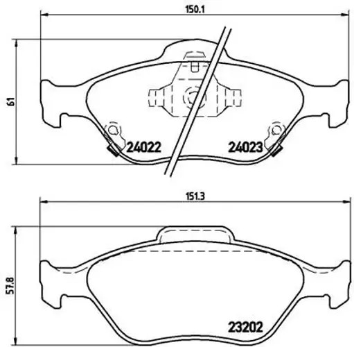 ✅Fits BREMBO KLOCKI SZCZEKI CYLINDERKI P 83 085 BRAKE PADS TOYOTA YA ⭐UK Seller⭐ - Image 12