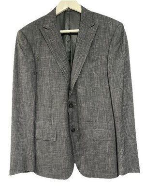 Corneliani Men Super 130  Wool/silk Sport Jacket 40R Gray