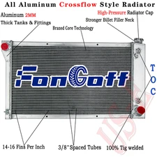 3-Row Aluminum Radiator Fits 1967-1972 1970 Chevrolet GMC C/K Series Pickup