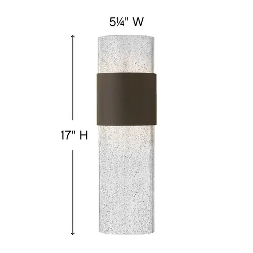 Hinkley Horizon LED 17" High Bronze Outdoor Wall Light - Picture 4 of 5