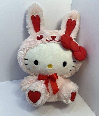 Sanrio Hello Kitty Pink Bunny Rabbit Costume 12  Plush Pink, Red , EASTER NEW
