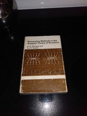 ELEMENTARY METHODS IN THE ANALYTIC THEORY OF NUMBERS, Gel'fond, HC 1966 1st, MIT
