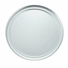10 Round Wide Rim Pizza Oven Pan Serving Plate Baking Aluminum Winco APZT-10