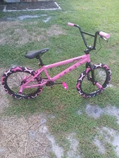 CUSTOMIZED 20 INCH PINK REBEL X1 BMX FREESTYLE BICYCLE