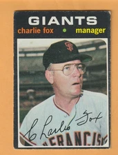 Charlie Fox San Francisco Giants 1971 Topps #517