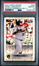 2022 Topps Chrome DANIEL VOGELBACH #522 Superfractor #d 1/1 PSA 10
