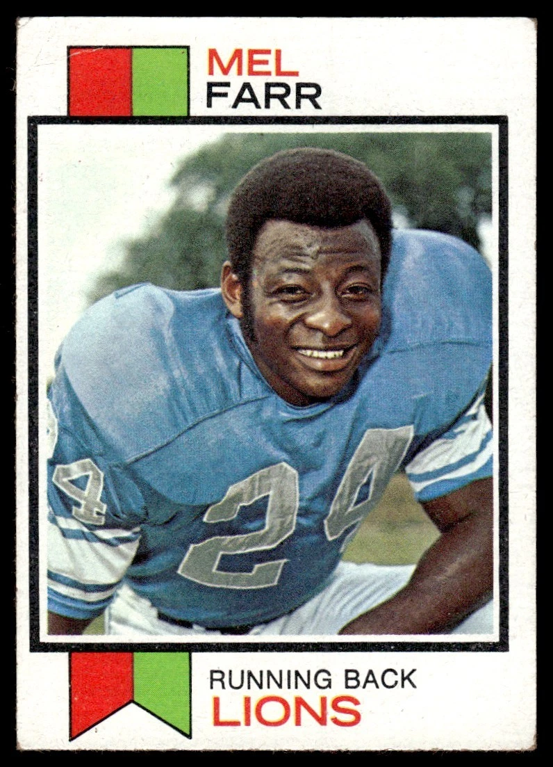 1973 Topps Mel Farr Detroit Lions #519