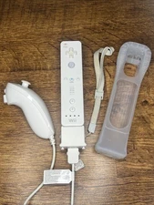 Original Nintendo Wii Remote Controller and Nunchuck  (RVL-003) - Motion Plus