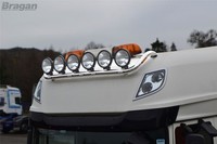 DachträGer +Led+ Spot Lampe FüR DAF XF 106 2013 + Superspace Cab Licht Edelstahl
