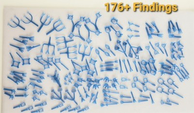 176+ Findings. Wax Patterns For Lost Wax Casting F-81c