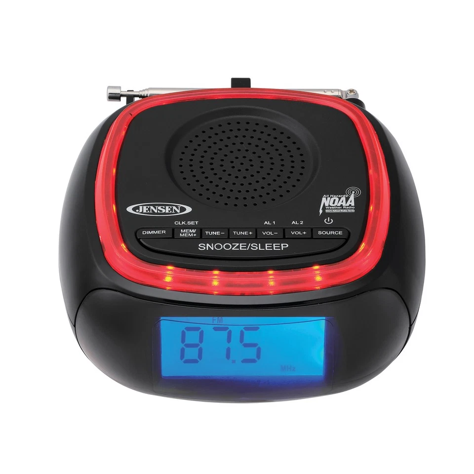 Jensen Jep-725 Am/Fm Weather Band Clock Radio - Image 2 of 4