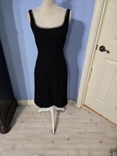 Banana Republic Size 6 Dress Womens Black Sleeveless Sheath