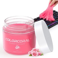 ColorCoral Universal Cleaning Gel Keyboard Dust Cleaner for Office Rose Pink