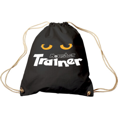 Turnbeutel mit Aufdruck - Monster Trainer -  65064 - Sporttasche Rucksack ...