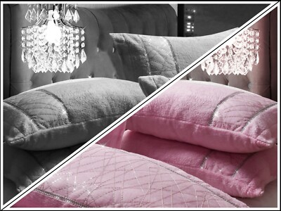 Glitzernde Pailletten Diamanten Teddy Fleece 3 Stück Bettbezug Set Warm Weich Touch 
