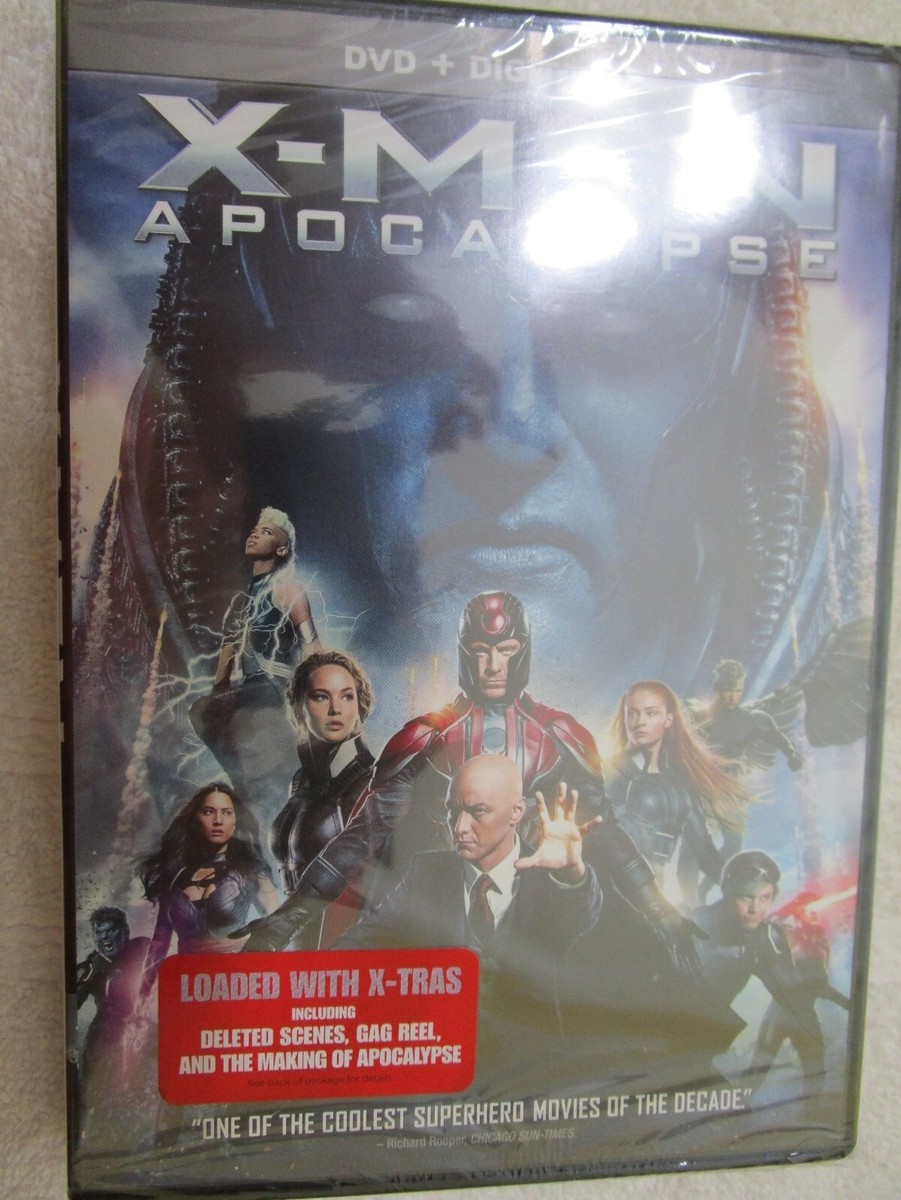X-Men: Apocalypse DVD + Digital HD (2016, 20th Century Fox) FREE