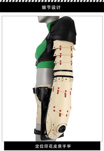 Final Fantasy VII Rebirth Yuffie Kisaragi Cosplay Kostüm Outfit Damenuniform - Bild 11 von 26