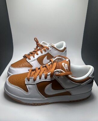 New Nike Dunk Low QS Men s 9.5 Dark Curry White SKU FQ6965 700