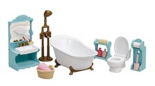 Sylvanian Families SE-200 Bathroom set Bathtub Toilet Epoch Japan