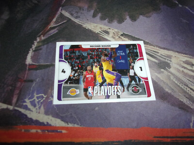 Panini 2020-2021 Lebron James Playoffs NBA Lakers vs Rockets NBA Sticker #53