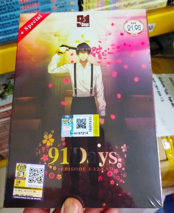 91 Days Complete TV Series + Special Japanese Anime DVD English
