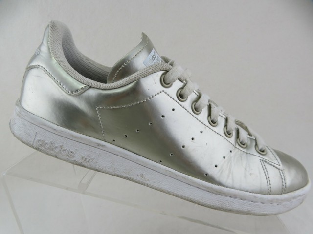ADIDAS Stan Smith Gold Sz 10 Women Patent Leather Sneakers | eBay
