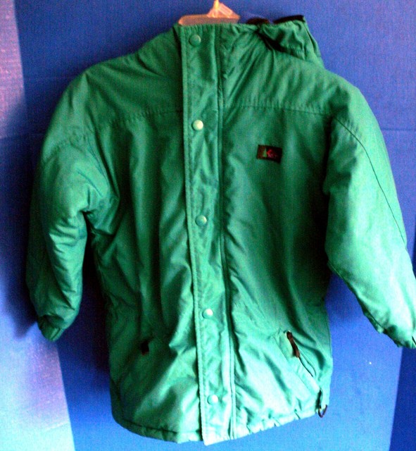 REIGreen HOODED WINTER JACKET / COATGirls SmallZippered Pockets eBay