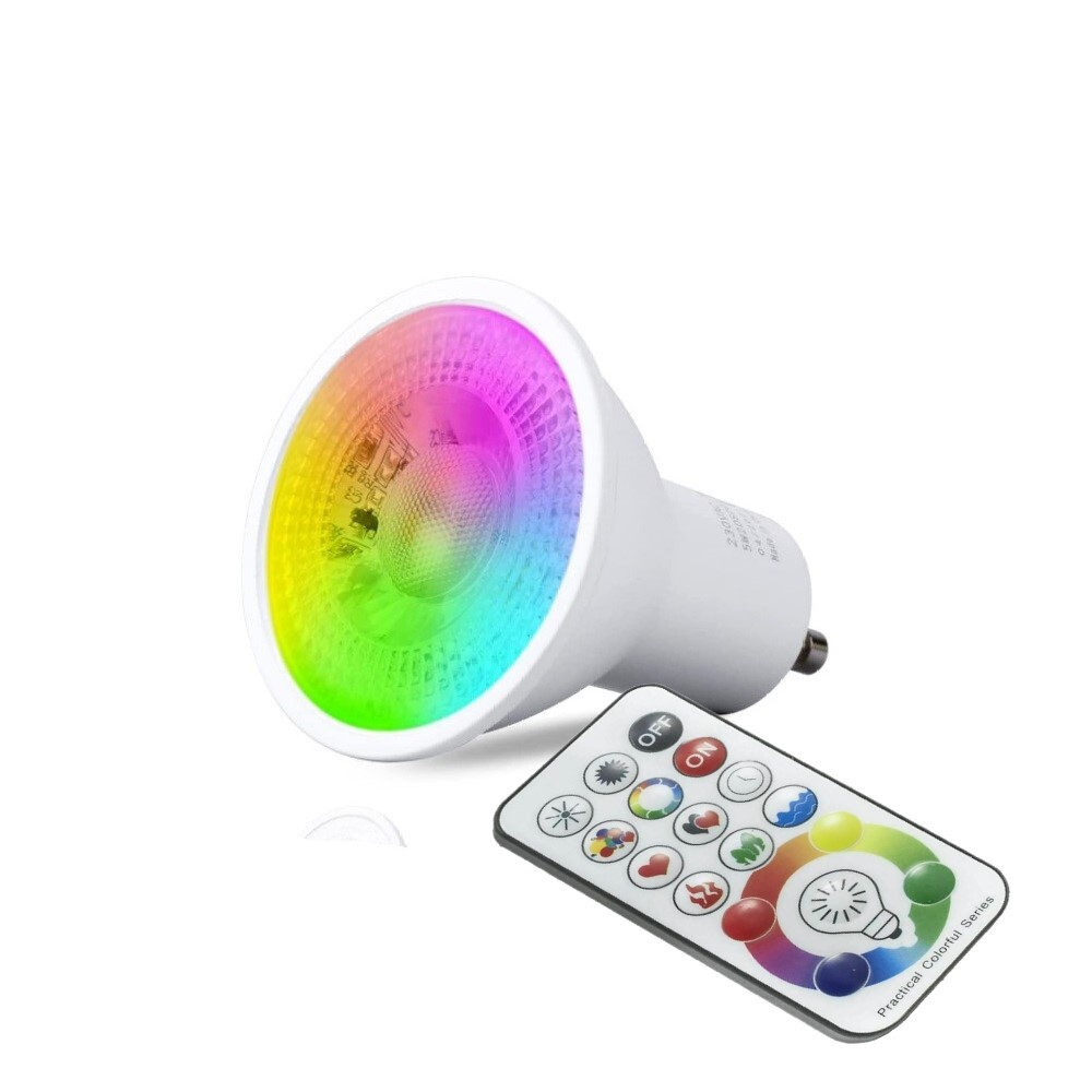 Faretto LED RGBW Per Bagno E Doccia - Cromoterapia Con Telecomando, IP44 - Foto 8