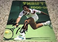 Michael Chang Signed 8x10 Photo With Exact Proof Michael Chang Signed 8x10 Photo With Exact Proof