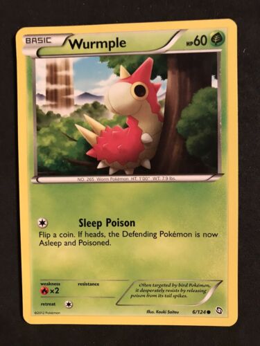 Wurmple 6/124 - Dragons Exalted - Common - Pokemon Card TCG - Picture 1 of 2