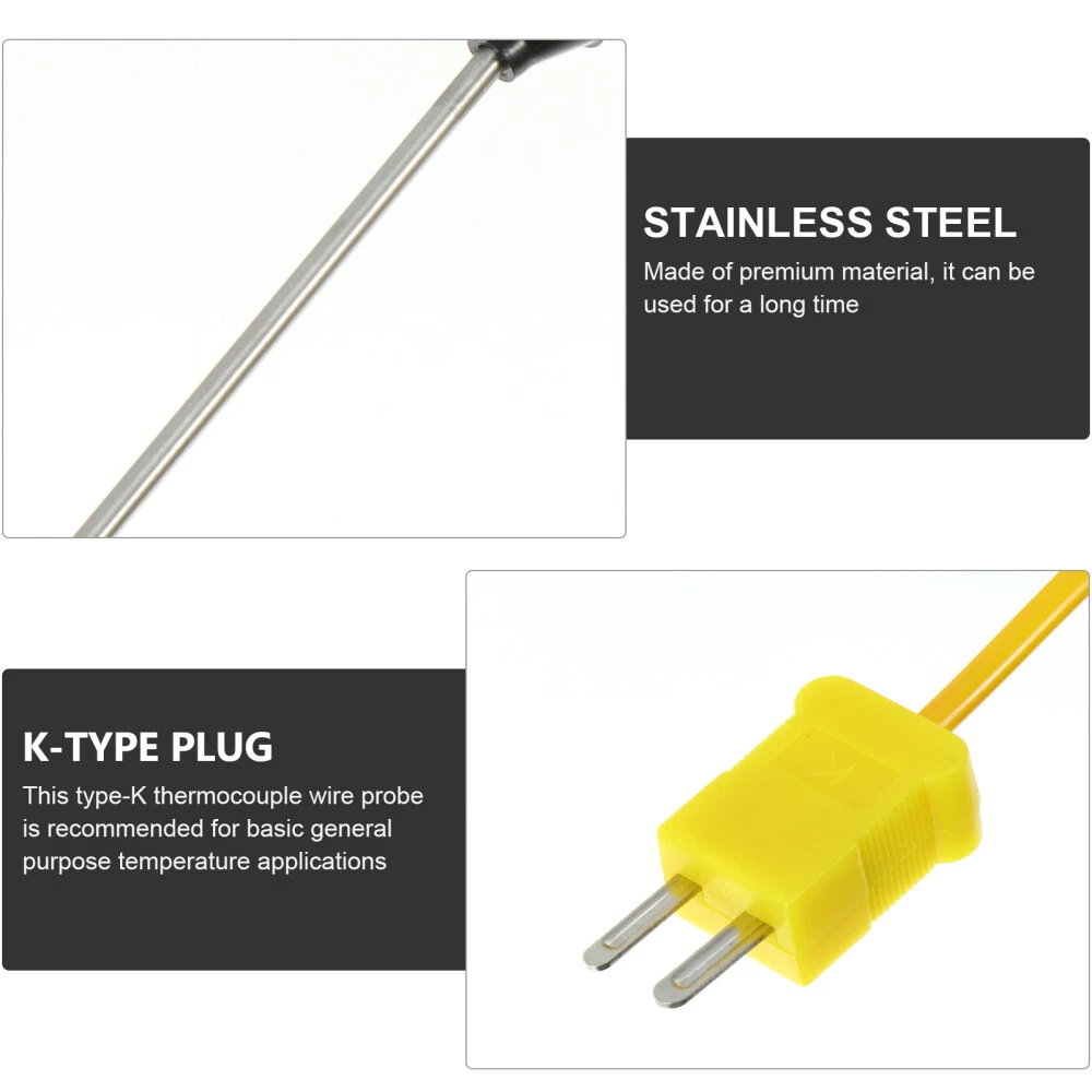 Meat Thermometer Probe Temperature Difference Bending Thermocouple