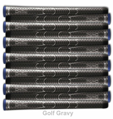 #ad New WINN DriTac Men#x27;s Midsize Dark SET OF 13pc Grey Golf Grip 6DT DG $98.92