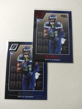 2022 Zenith Football #199 Bo Melton RC (Base & Red Zone) Seattle Seahawks