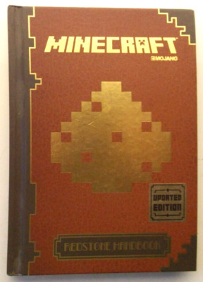Minecraft Mojang Redstone Handbook Updated Edition by Nick Farwell 2013 hardback