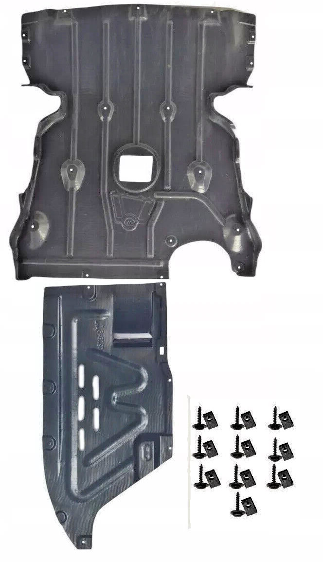 Plaque sous moteur BMW E87 E81 E82 E88 en polymère flexible noir