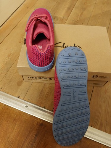 Clarks Award Swift y ÄLTERE MÄDCHEN PiNK SNEAKER UK 4,5 F EU 37,5 - Bild 3 von 6