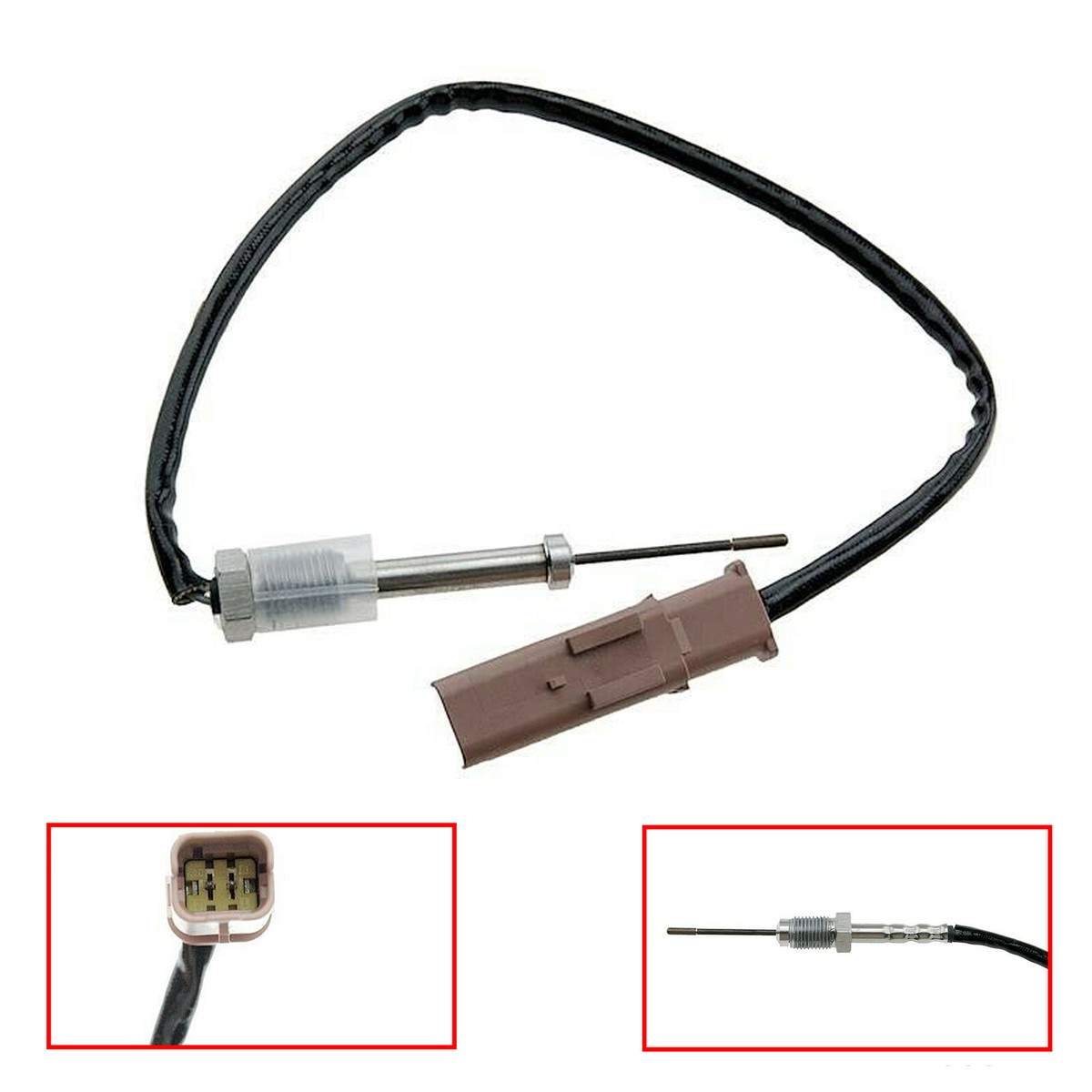 Capteur De Température D’échappement Frankberg - Compatible Berlingo, C3, C4, DS3, Peugeot 207, 308 - Remplace 9665090280