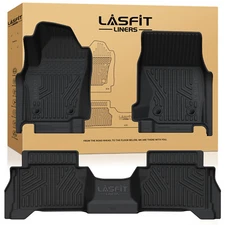 LASFIT Floor Mats for Toyota Tacoma 2024-2026 Manual Tran 1st & 2nd Row Liners