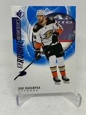 20-21  JANI HAKANPAA SP #117 BlueRookie Authentics Anaheim ducks