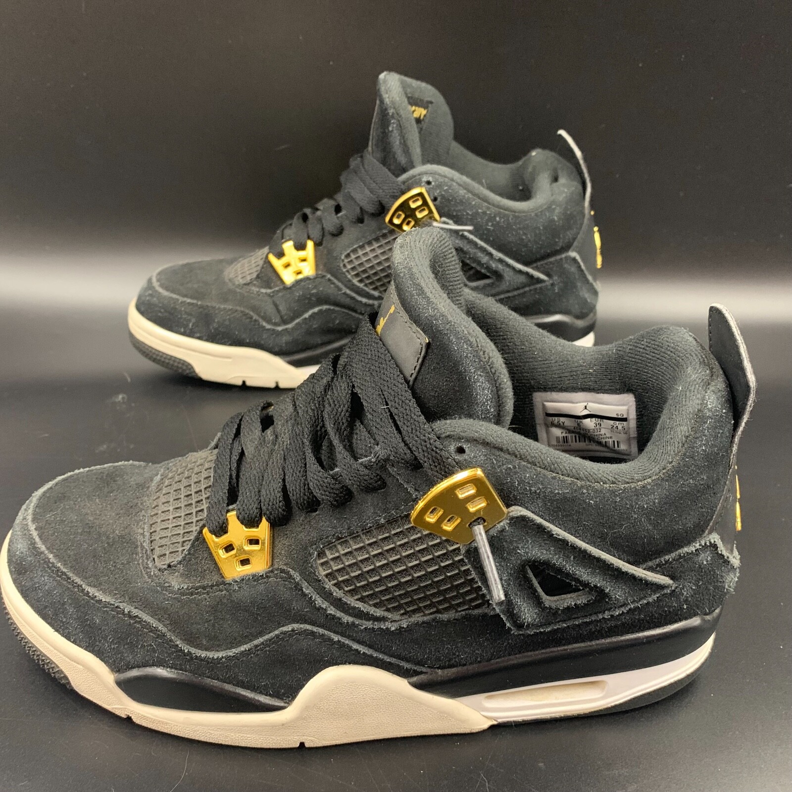 Nike Air Jordan Retro 4 Royalty Black 