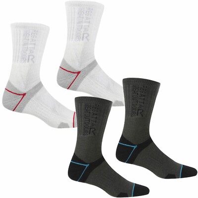 Regatta Womens Blister Protect II Socks Pack Antibacterial Walking  Layer Siz UK