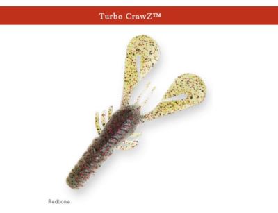 Z-Man Turbo CrawZ 4'' Redbone 6 Pack Soft Plastic TCRAW4-266 Crawdad