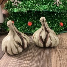 Vintage Inarco Garlic Salt And Pepper Shakers - Made in Japan Rare Unique  Gift