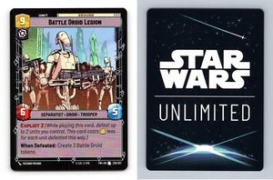 Battle Droid Legion #235 Star Wars Unlimited Twilight Republic Uncommon Foil TCG