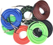 Custom Braided Sleeving Car Home Audio Speaker Wire 14 Gauge Marine Grade LOT