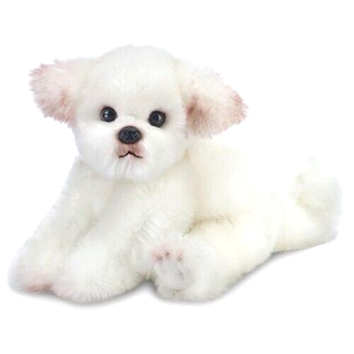 Soft Beardington Plush Maltese Puppy Stuffed Toy Doll